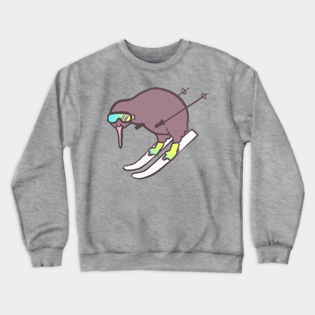 Skiiwi Crewneck Sweatshirt by Theysaurus